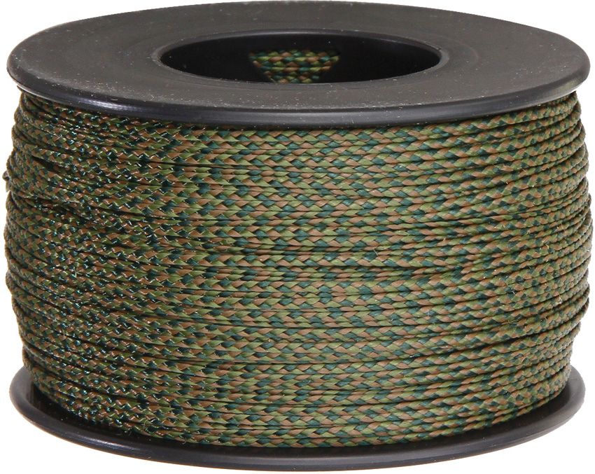 Atwood Rope MFG Nano Cord Woodland Camo 0.75mm 300 ft