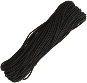 Marbles 325 Paracord Black 100ft Bulk