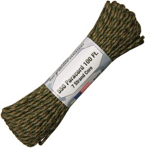 Atwood Rope MFG Parachute Cord 550 Digi Woodland 100ft