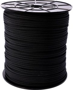 Atwood Rope MFG Parachute Cord 550 Black 1000ft Spool