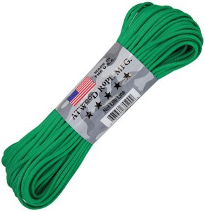 Atwood Rope MFG Parachute Cord 550 Green 100ft