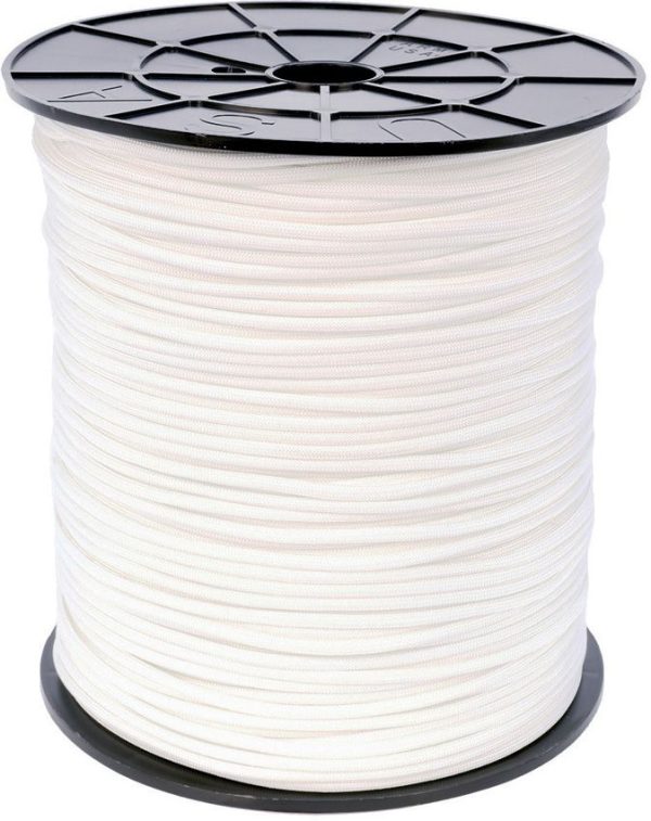 Atwood Rope MFG 550 Parachute Cord White 1000 ft Spool