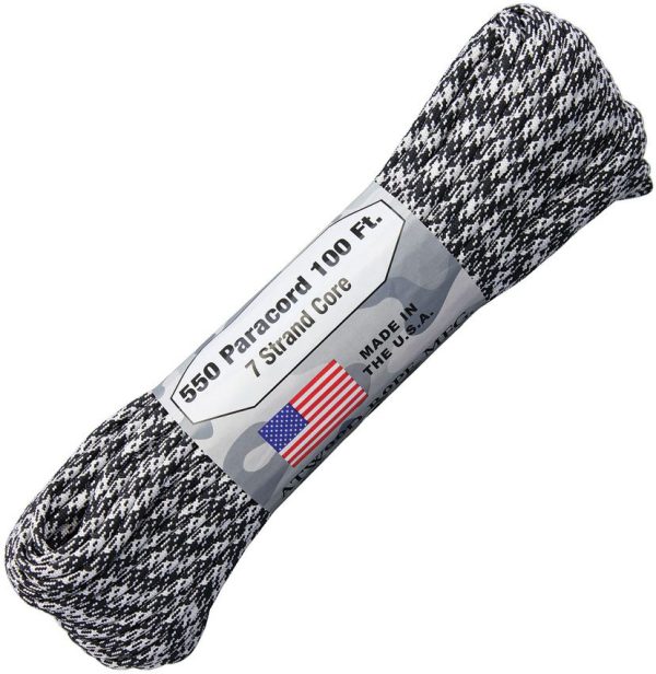 Atwood Rope MFG 550 Parachute Cord Rorschach 100 ft