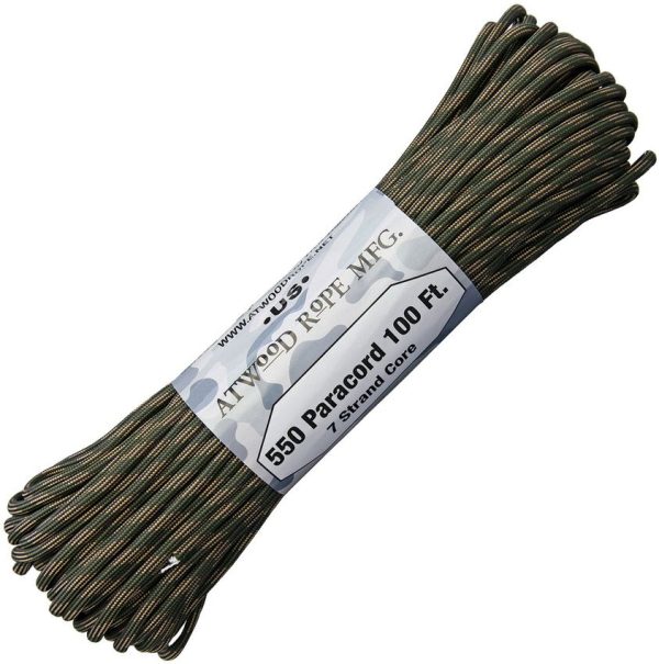 Atwood Rope MFG Parachute Cord Cavalry 550 - 100 ft
