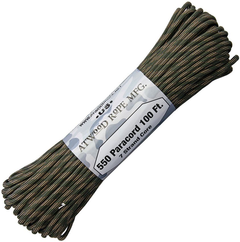 Atwood Rope MFG 550 Parachute Cord Cavalry 100 ft Hank