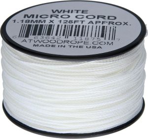 RG1274.jpg Atwood Rope MFG Micro Cord 125ft White Nylon