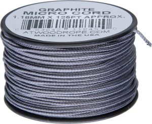 RG1289.jpg Atwood Rope MFG Micro Cord 125ft Graphite