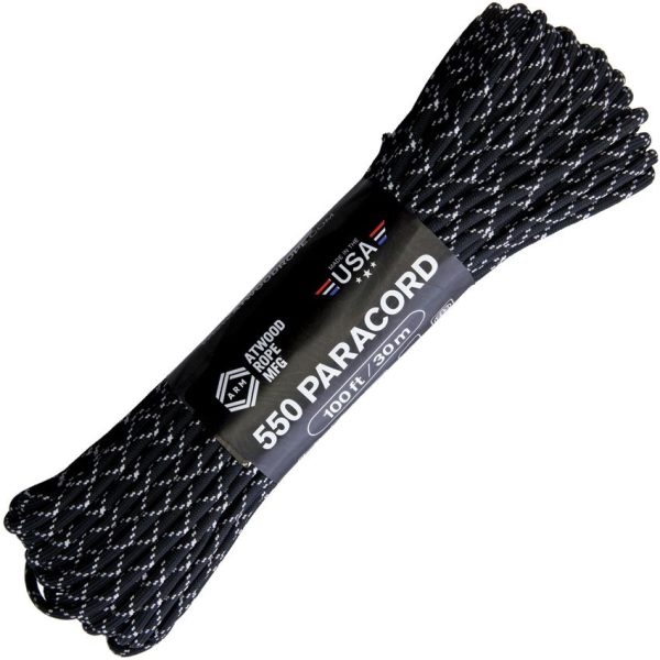 Atwood Rope MFG 550 Paracord Glow Tracer Luminous