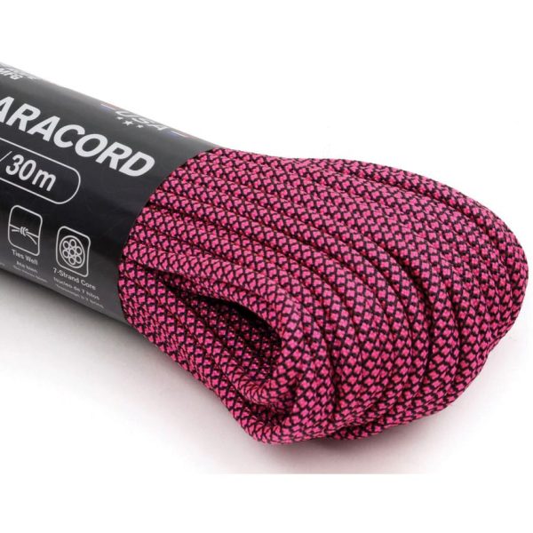 RG1315H_add_01.jpg Atwood Rope MFG 550 Paracord Diamond Hot Pink 100ft