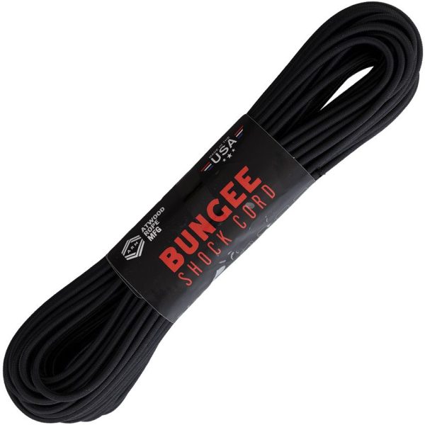 Atwood Rope MFG Bungee Shock Cord 5/32in 50ft Black