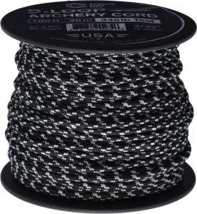 Atwood Rope MFG D-Loop Cord 3/32in Black Glow 100ft