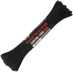 Atwood Rope MFG Parapocalypse Lite 100ft Black