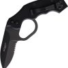 Regiment Blades Auto Lock Folder 3.25" Black Folding Knife