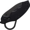 Regiment Blades Auto Lock Folder 3.25" Black Folding Knife