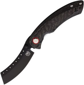 Red Horse Hell Razor Linerlock Twill Carbon Fiber S35VN
