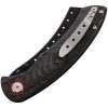 Red Horse Hell Razor Linerlock Twill Carbon Fiber S35VN