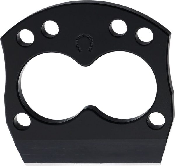 Red Horse Punchers Chance Ice Scraper Fixed Blade D2 Black