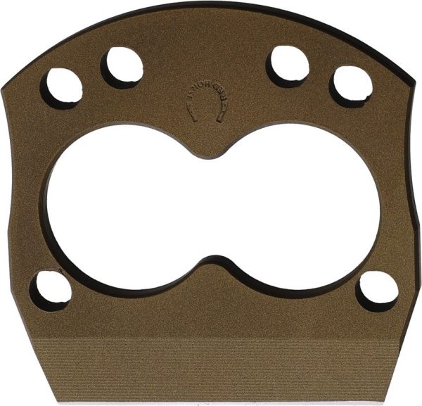 Red Horse Knife Works Punchers Chance Ice Scraper D2 Bronze Fixed