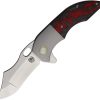 Red Horse Knife Works War Pig Framelock RedCF S35VN