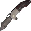 Red Horse War Pig Framelock S35VN Black Stonewash Folding Knife