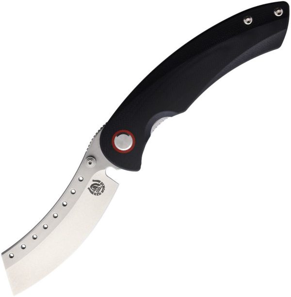 Red Horse Knife Works Hell Razor Stonewash - Black G10