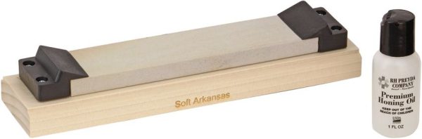 RH Preyda Mounted Stone Honing Set - Built-In Angle Guides