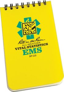 Rite in the Rain EMS Vital Stats 3x5 Notebook