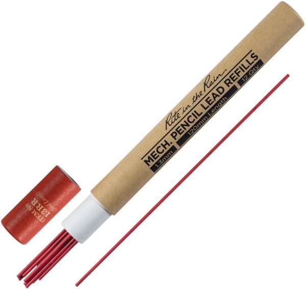 RITR13RR.jpg Rite in the Rain Pencil Lead Refill Red 2B 1.3mm