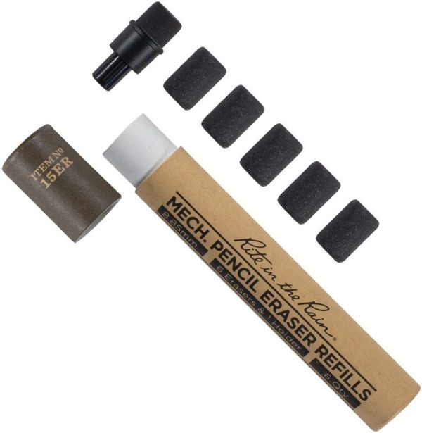 Rite in the Rain No. 15 Eraser Refill - 6 Pack