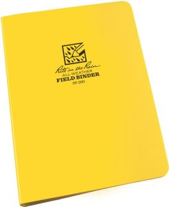 Rite in the Rain Ring Binder - Yellow 0.5in Capacity