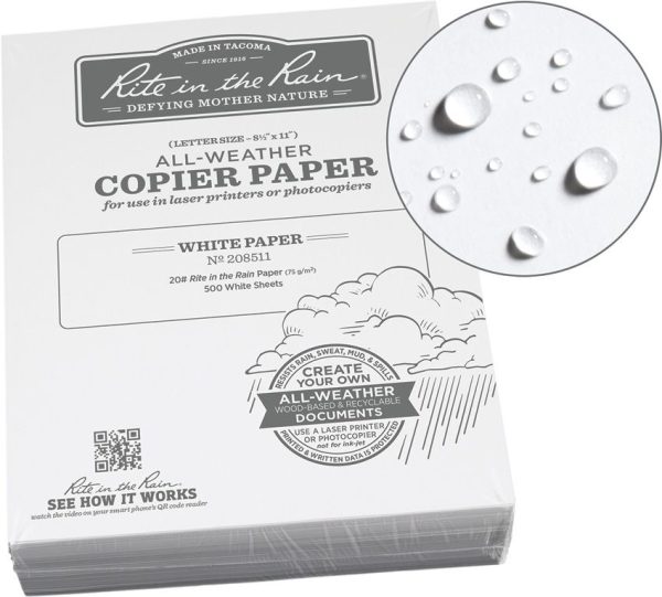 Rite in the Rain Copier Paper 500 Sheets - White