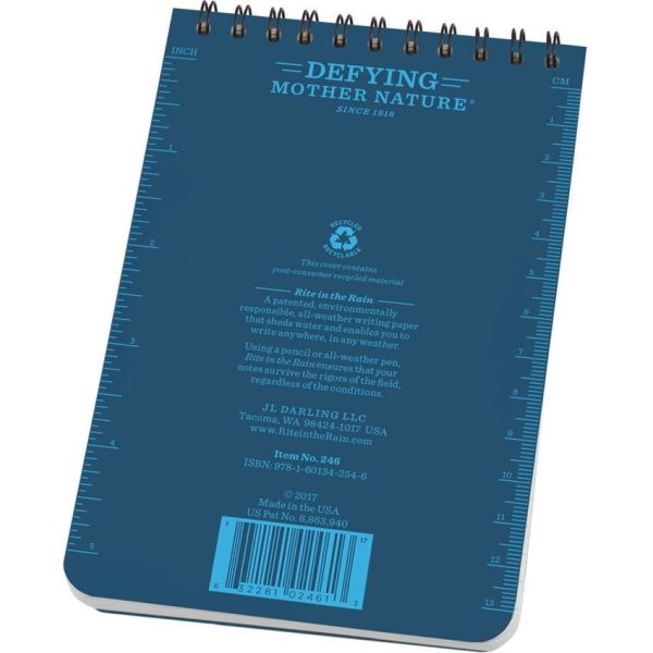 RITR246_add_01.jpg Rite in the Rain Spiral Notebook 4x6 - Blue