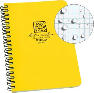 RITR353.jpg Rite in the Rain Side Spiral Notebook Yellow - 64 Pages