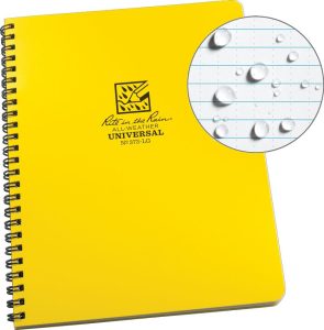 Rite in the Rain Large Side Spiral Yellow - 84 Pages