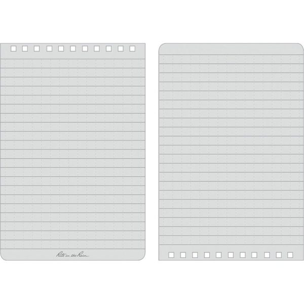 RITR846_add_02.jpg Rite in the Rain Top Spiral Notebook 4x6 Gray