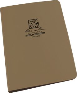 Rite in the Rain Ring Binder 1/2 inch Tan