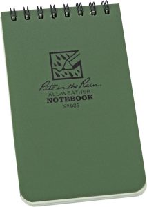 RITR935.jpg Rite in the Rain 3x5 Top Spiral Notebook Green
