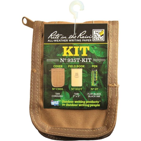 RITR935TKIT_add_01.jpg Rite in the Rain 3x5 Tan Notebook Kit with Pen
