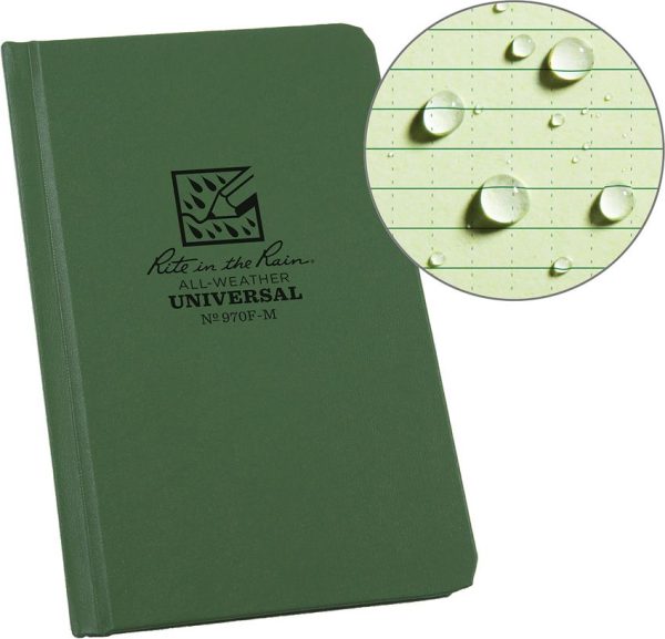 RITR970FM.jpg Rite in the Rain Field Bound Book Green Sewn