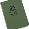 Rite in the Rain Mini Stapled Notebook 3 Pack Green
