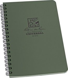 RITR973.jpg Rite in the Rain Side Spiral Notebook Green 4.63x7