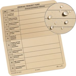 Rite in the Rain Medevac Card Tan - Pack of 50