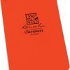 Rite in the Rain Top Spiral Notebook Orange 4x6