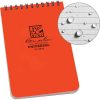 Rite in the Rain Top Spiral Notebook Orange 4x6