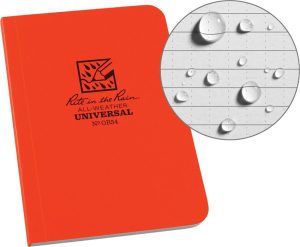 RITROR54.jpg Rite in the Rain Soft Cover Book Orange Weatherproof Notebook