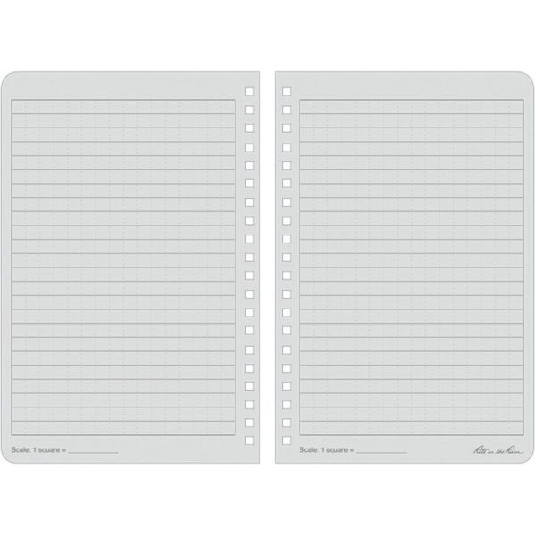 Rite in the Rain Side Spiral Notebook Orange Wire-O