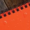 Rite in the Rain Side Spiral Notebook Orange Wire-O