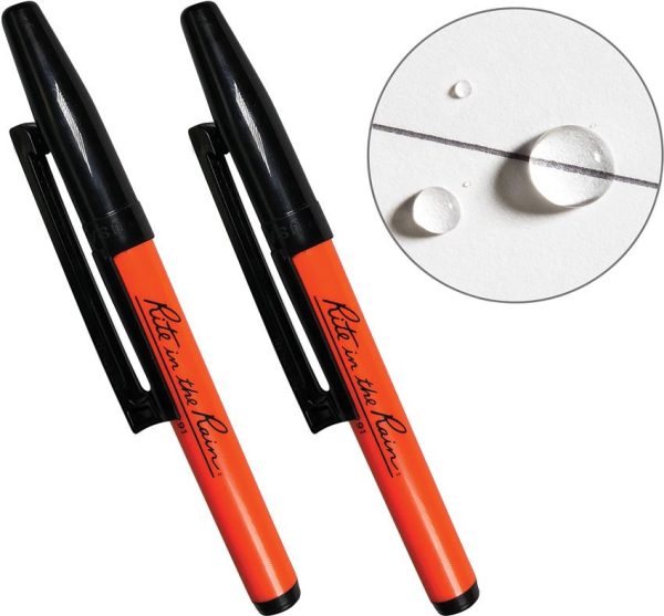 Rite in the Rain Belt Holster Pen Pack of 2, Blaze Orange