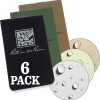 Rite in the Rain OTG Notebook Tactical 6-Pack - Blank Perforated