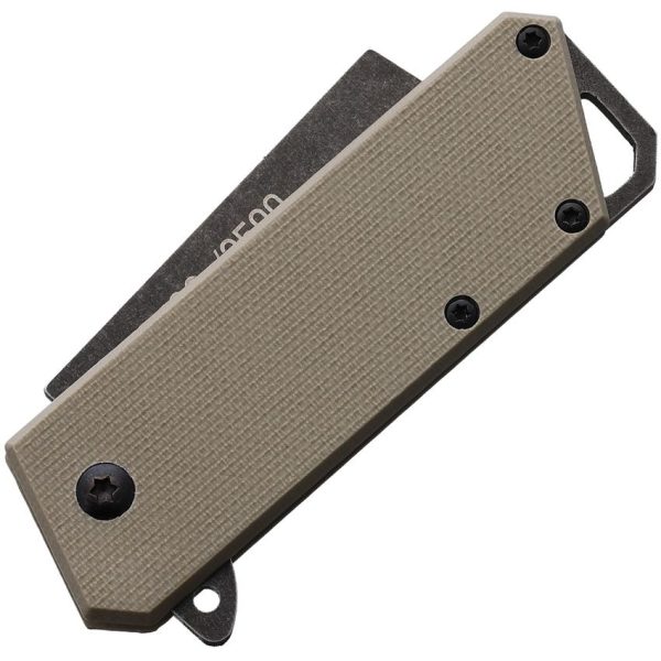 RIVE Rogue Mini Linerlock Sandstorm Tan G10